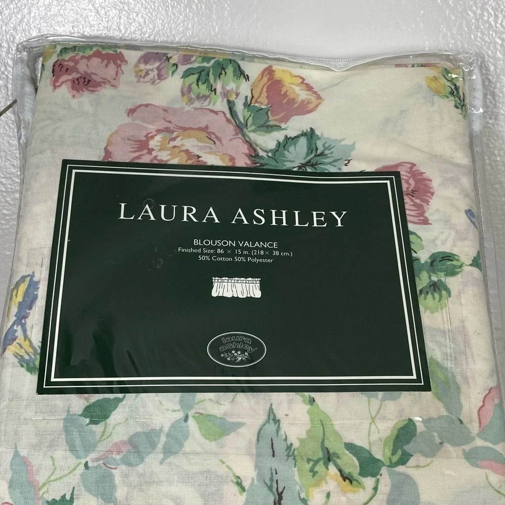 Laura Ashley blouson Imogen II print valance 86 x 15